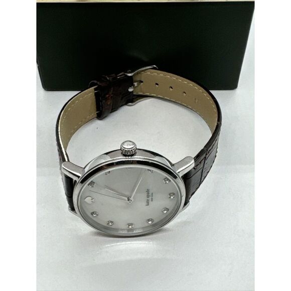 Kate Spade New York 0006 Women\'s Brown Leather Strap Analog Dial Watch JNA124 main image 8